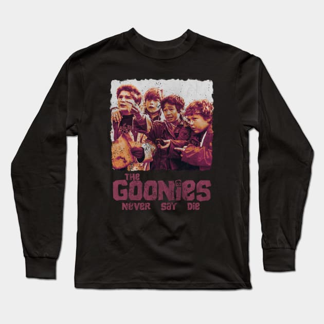 The goonies adventure Long Sleeve T-Shirt by Polaroid Popculture